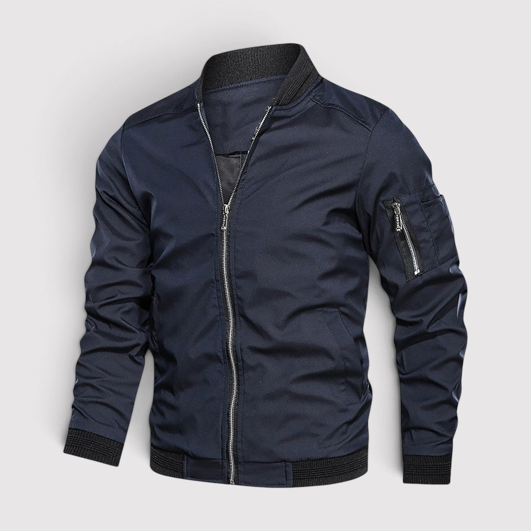 BRANDON 軽量スタンドカラー・ジャケット