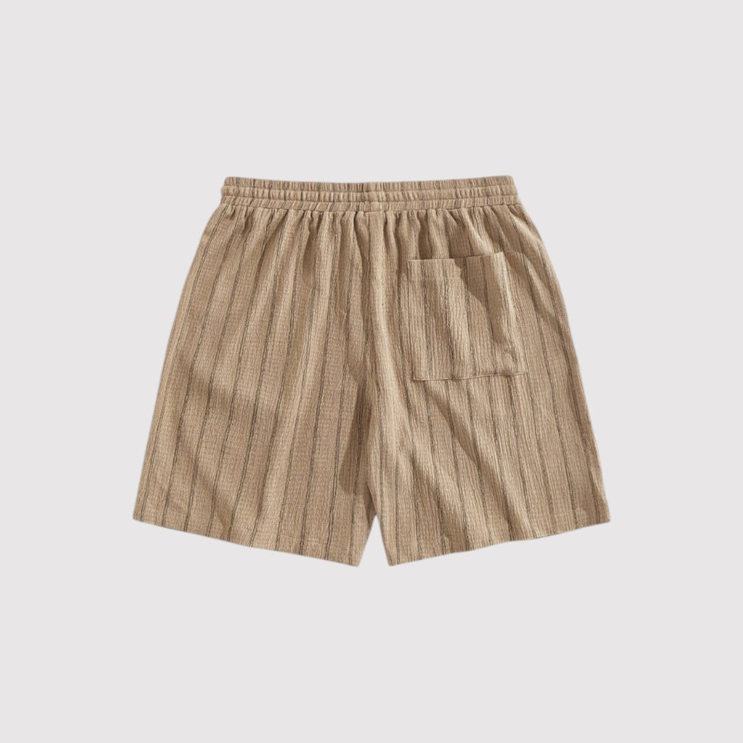 MARNIX 通気性抜群のストライプ柄ショートパンツ