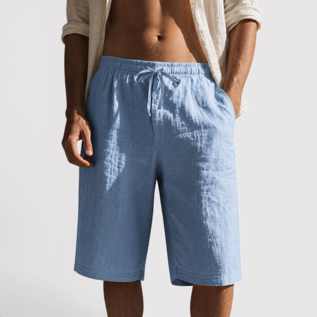 ELRON 軽量リネン素材のショートパンツ