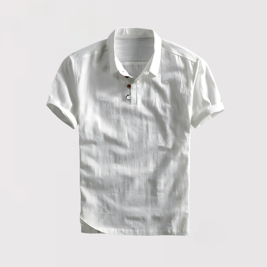 ATSUSHI | サマーリネンポロシャツ