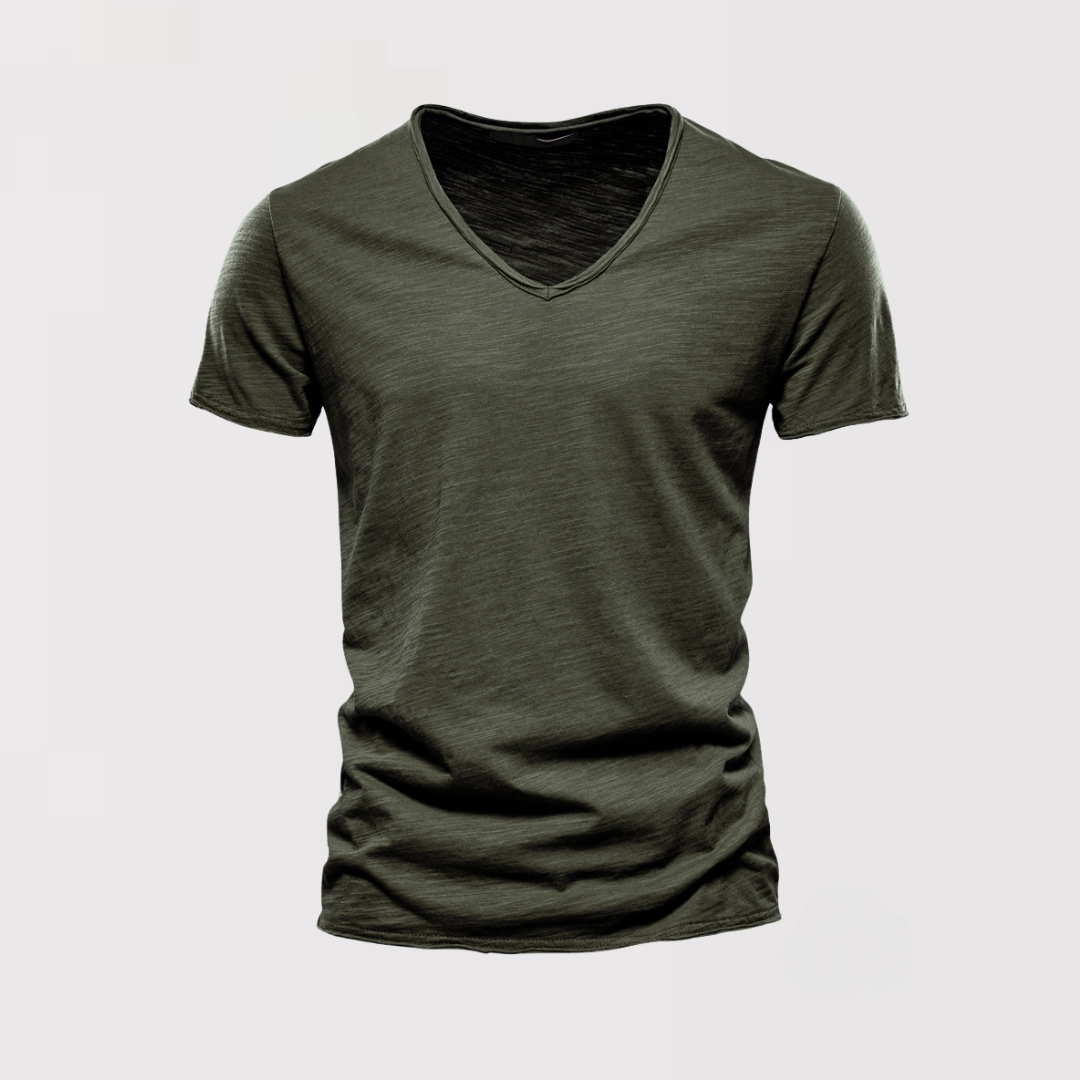 KAYLUM 通気性の良いコットンTシャツ