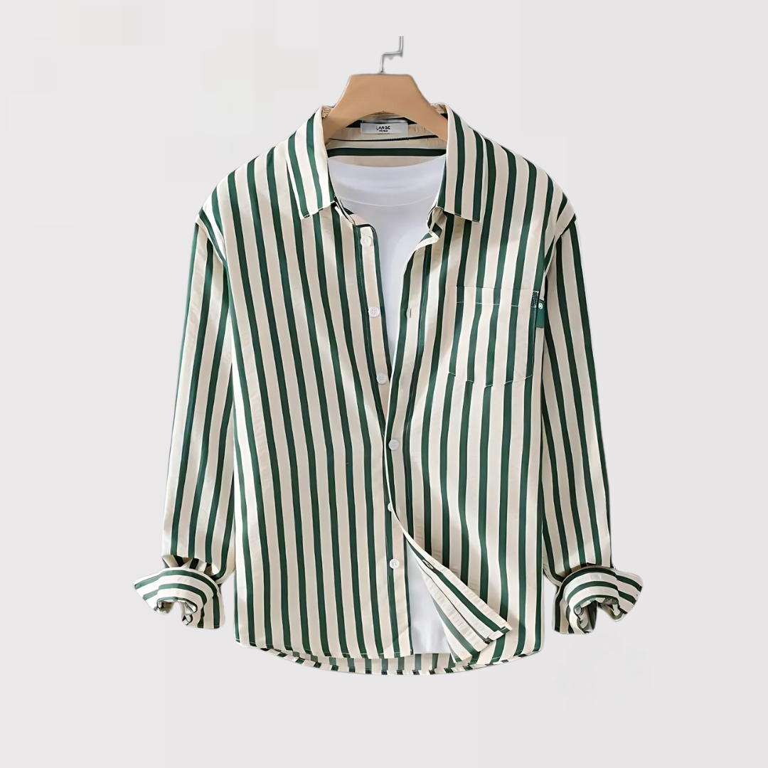 KENJAKU | ソフトストライプシャツ