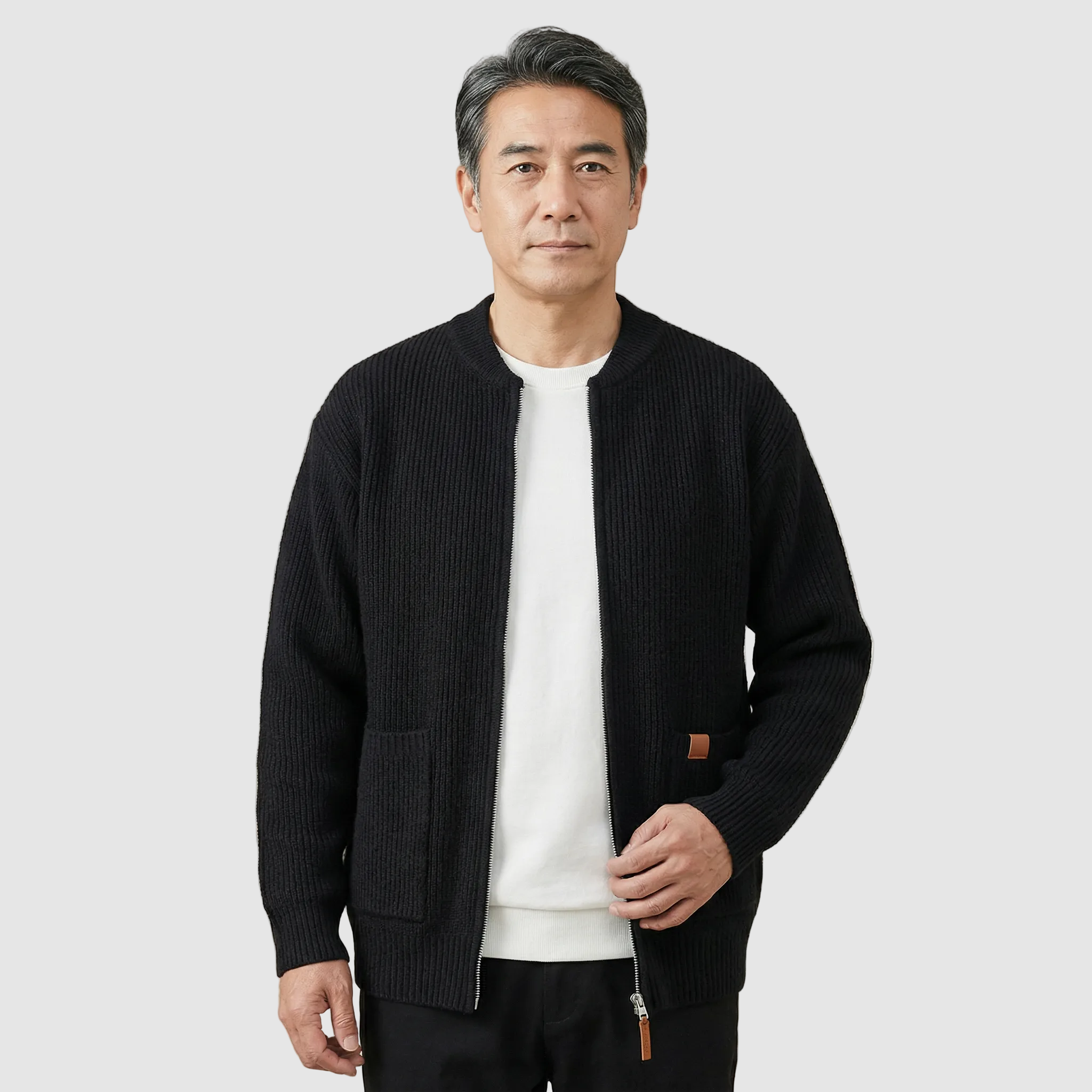 KAIEN | エレガントなリブニットジャケット