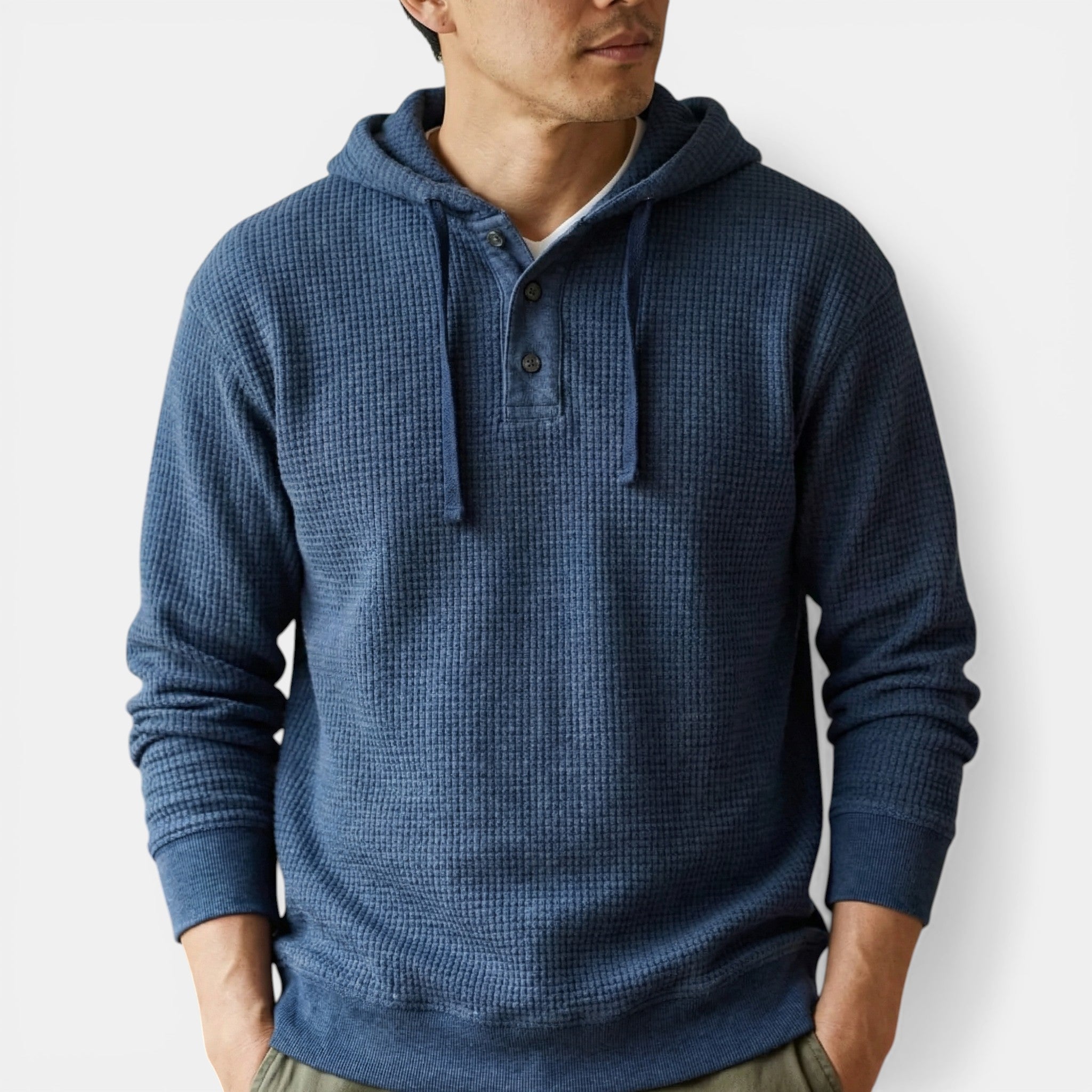 STANTON ワッフルニットのフーディ