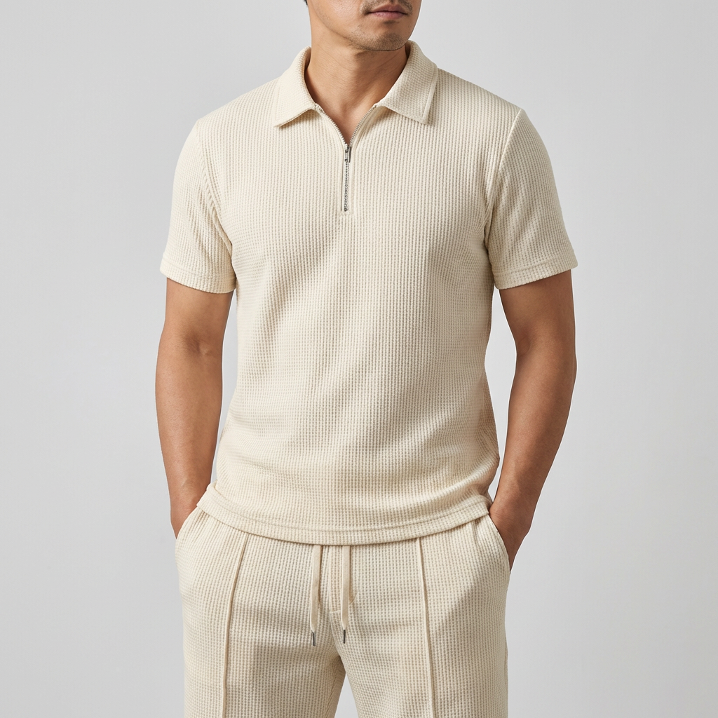DANE 通気性の良いシャツ&ショーツセット
