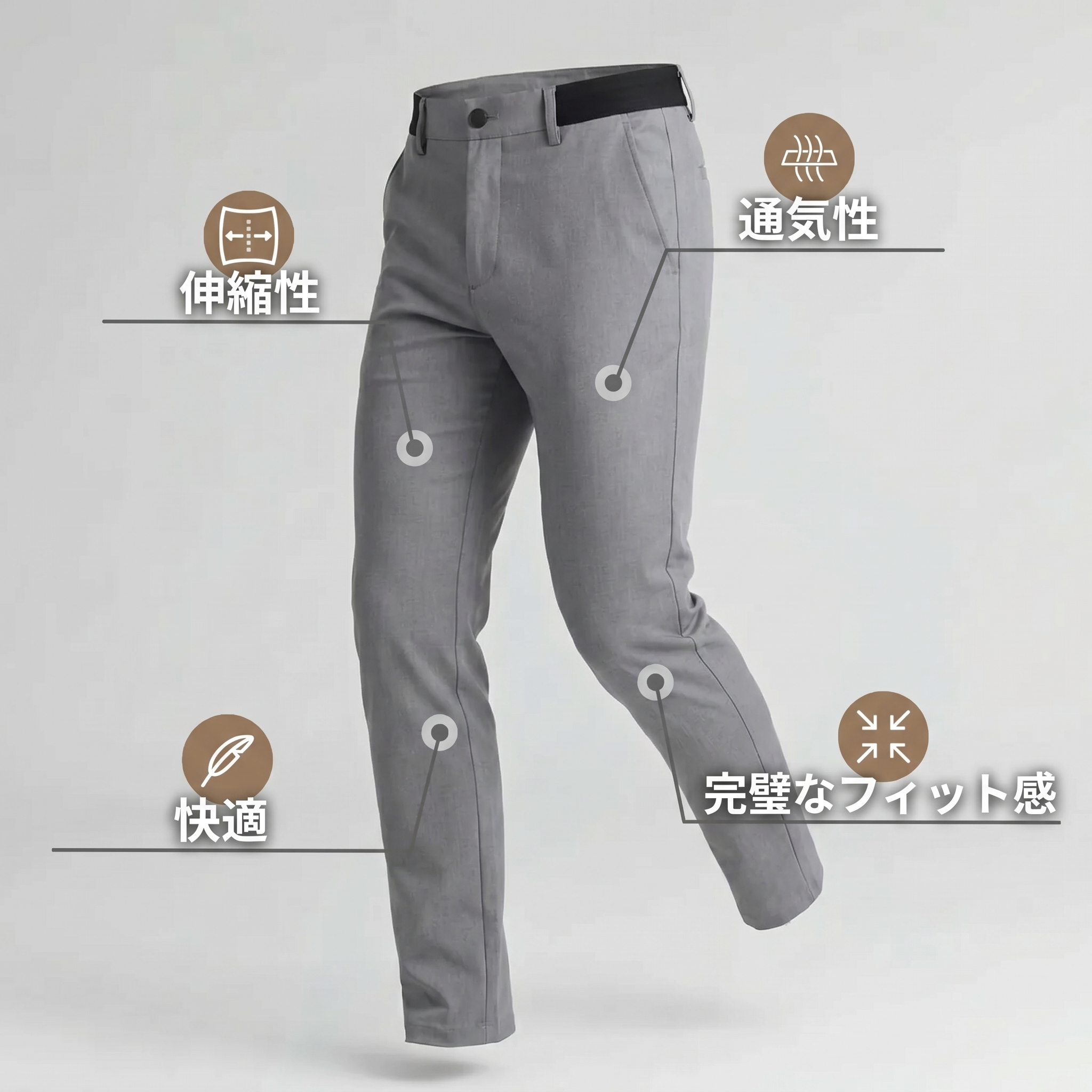 TOKO | エブリデイストレッチトラウザーズ