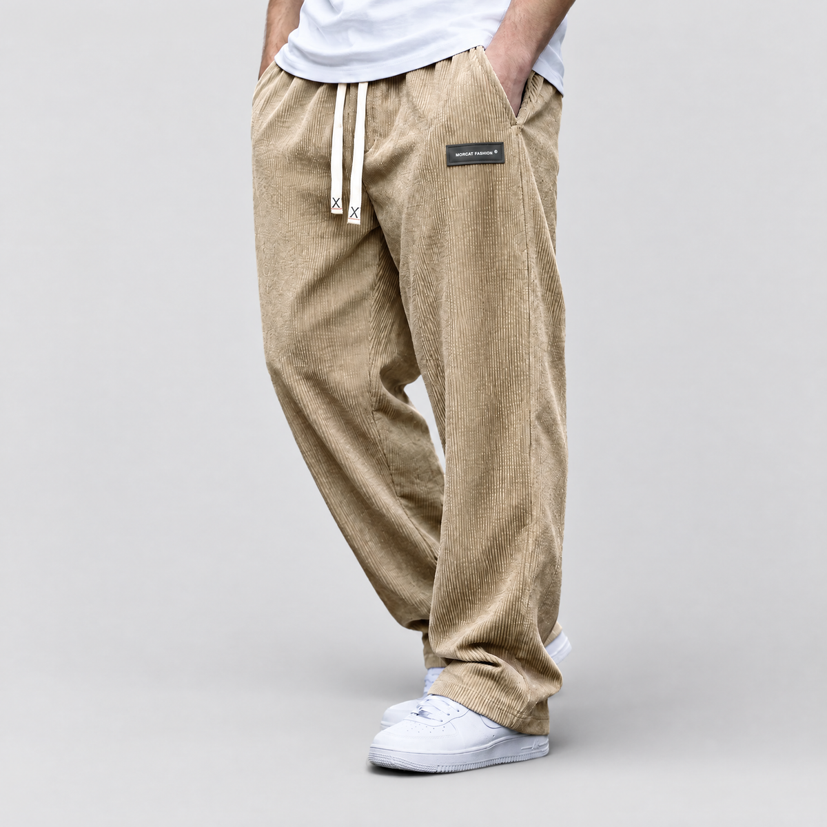 ANDREAS コーデュロイパンツ ベージュ