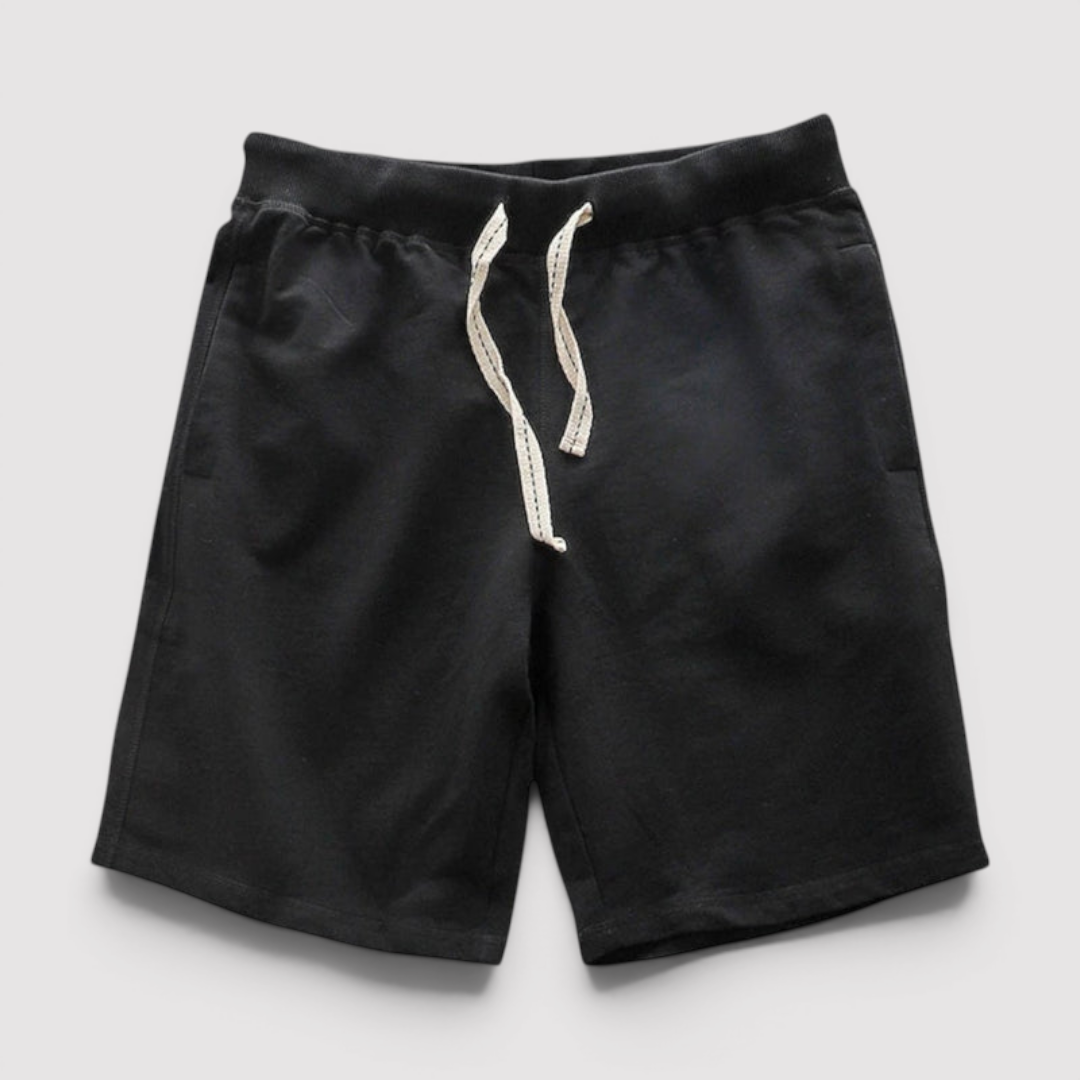 RIBO 通気性抜群のコットンショートパンツ