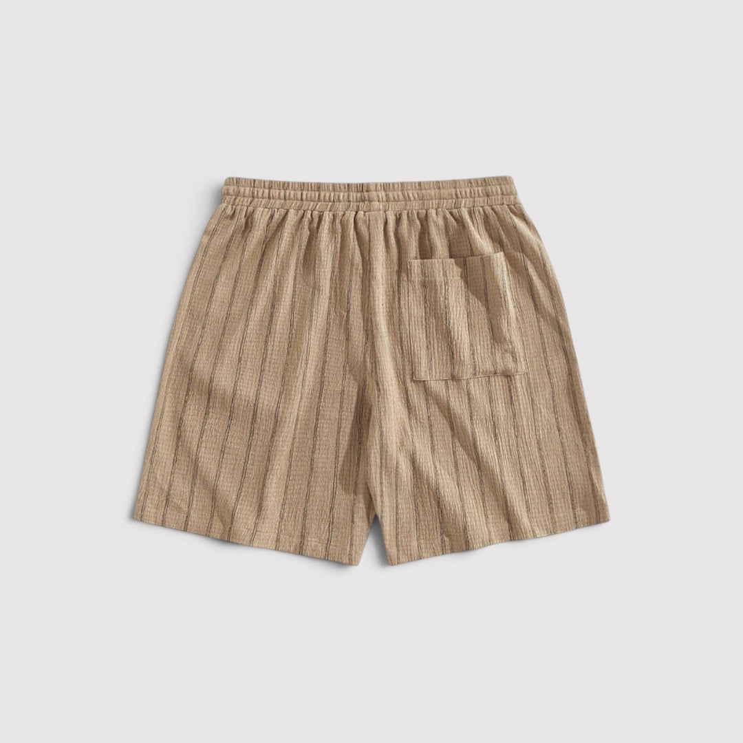 MARNIX 通気性抜群のストライプ柄ショートパンツ