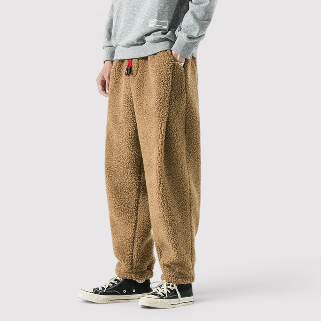 VELK 着心地の良いフリース素材のジョガーパンツ