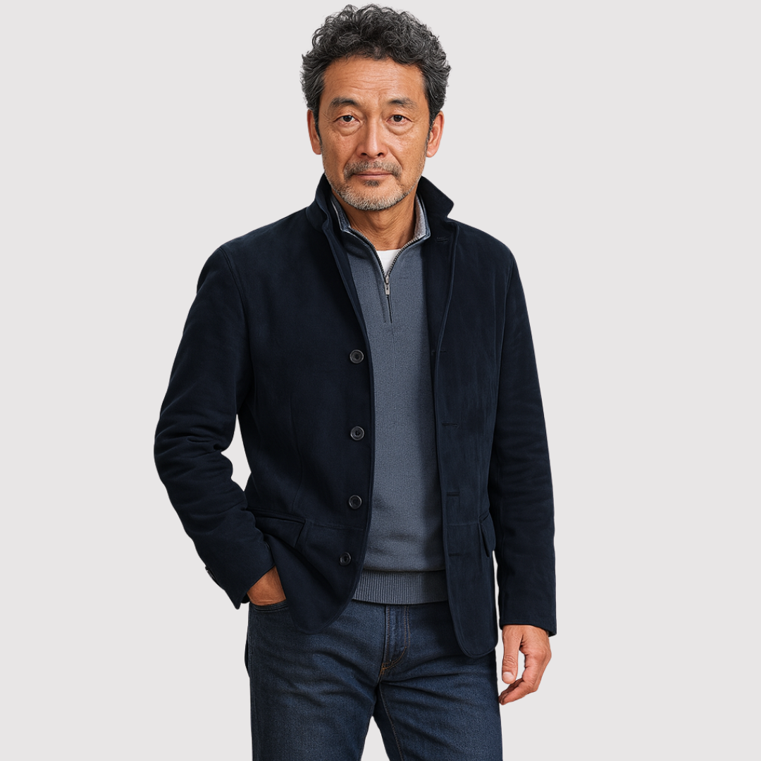 GIANNI | シックなヴィーガンスエードジャケット