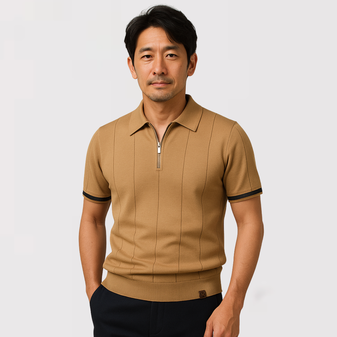 YAMI | ジップ付きポロシャツ