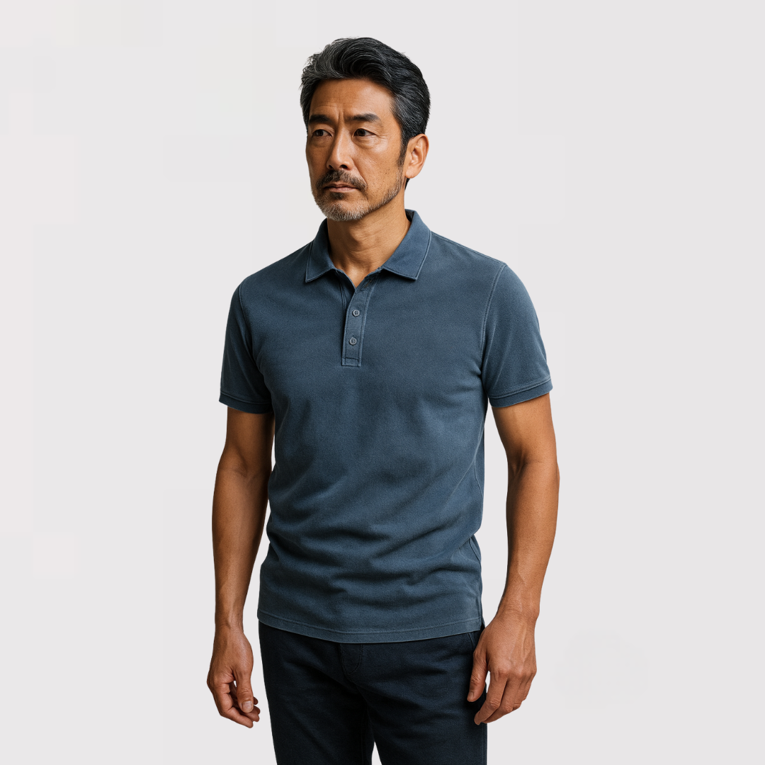 LAWRENCE | ウォッシュ加工の高級ポロシャツ