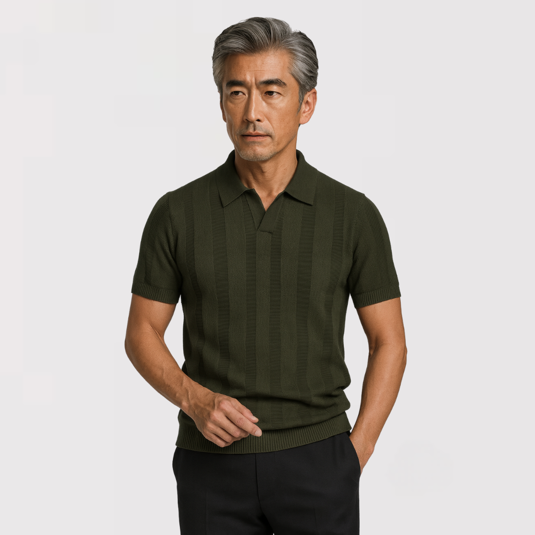SANJI | クラシックストライプポロシャツ