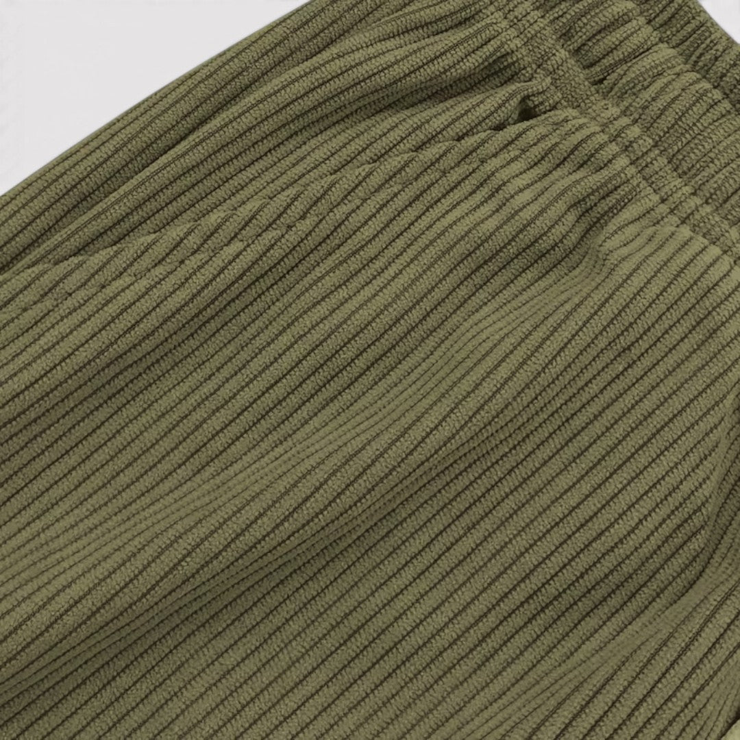 JONATHON 通気性抜群のリブ編みショーツ