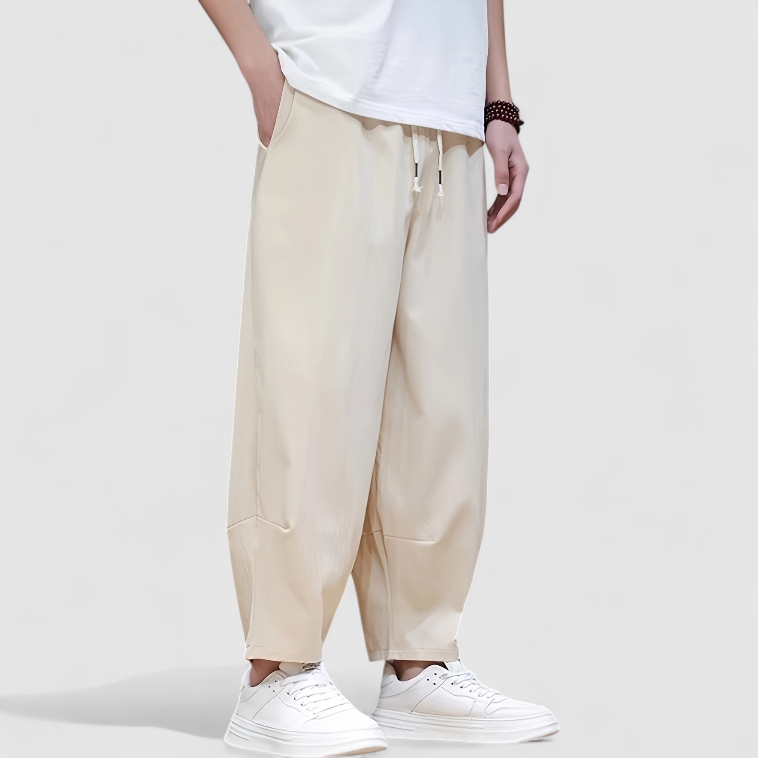 HEIN 快適なゆったりフィットのパンツ