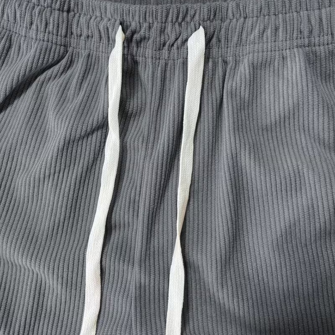 SIOY 通気性のあるリブ編みショーツ