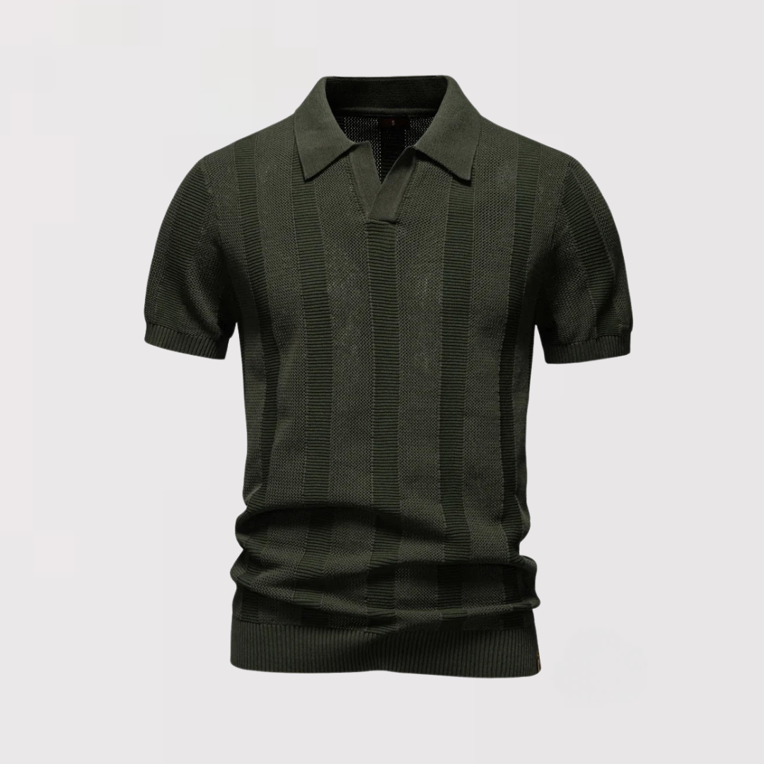 SANJI | クラシックストライプポロシャツ