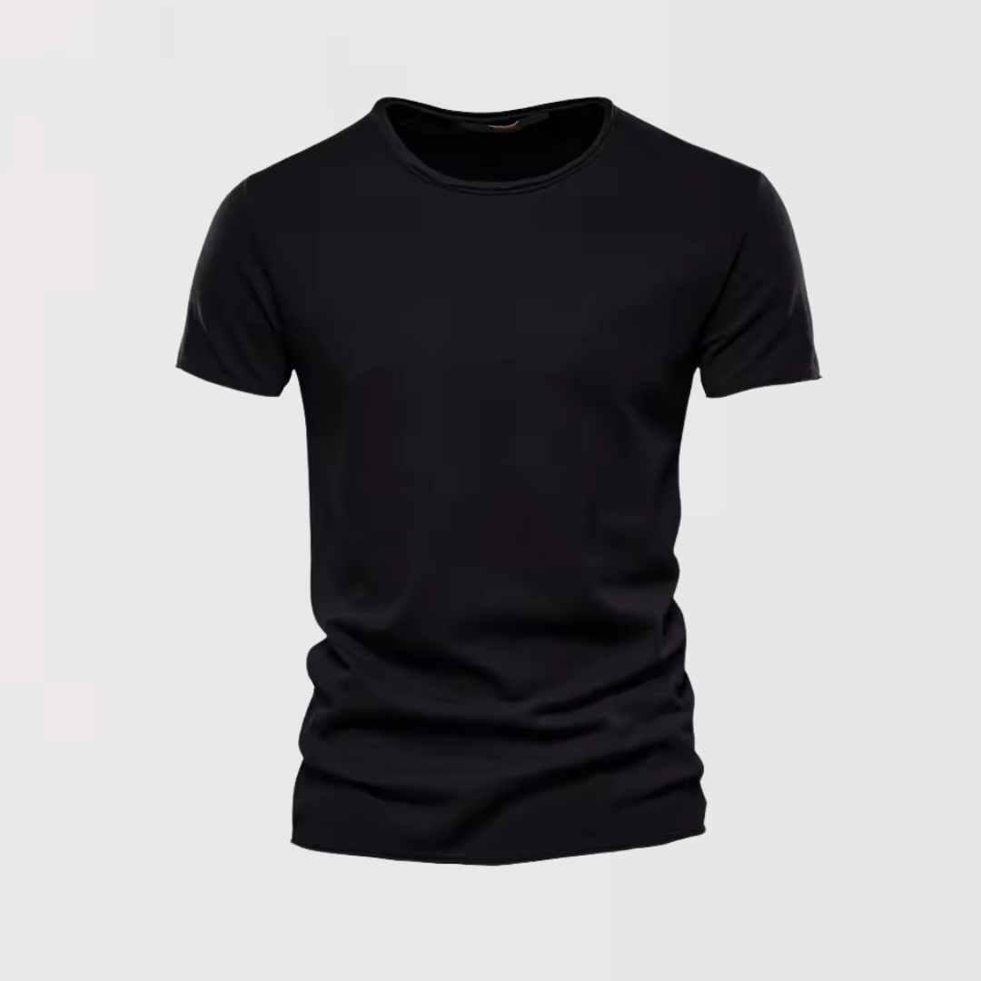KAYLUM 通気性の良いコットンTシャツ