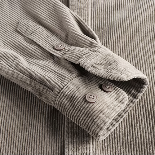 MARCIEL 長袖コーデュロイシャツ